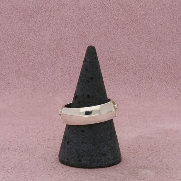 sterling silver crosses band ring size 9.5 - Picture 2 of 3